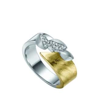Tetino Ring silber vergoldet