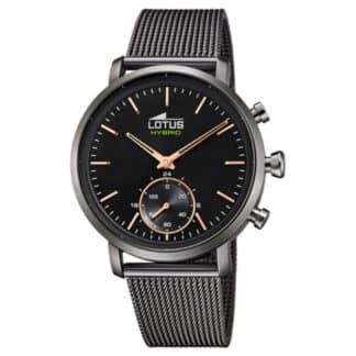 Lotus Connected Armbanduhr Smartwatch schwarz rosé